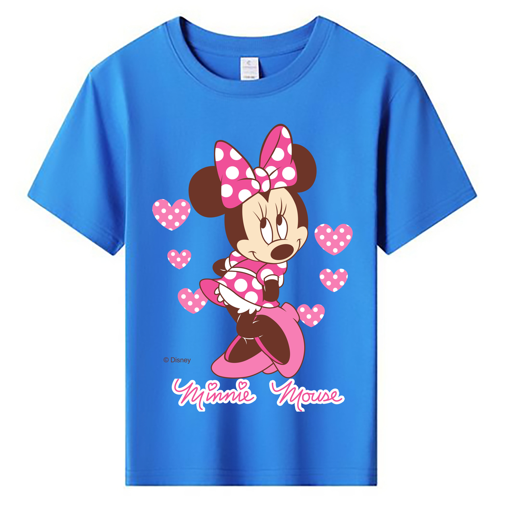 ミッキーマウス Mickey Mouse 綿100％キッズTシャツ（フロントプリント）